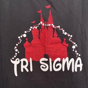 Tri Sigma Black and Red Tank Top